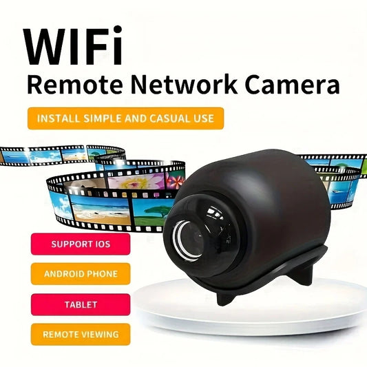 1PC mini camera, wireless WiFi camera, surveillance camera, nanny camera, with night vision function, remote monitoring security
